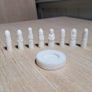 Eight Viking Slavic Gods Miniatures and Stand